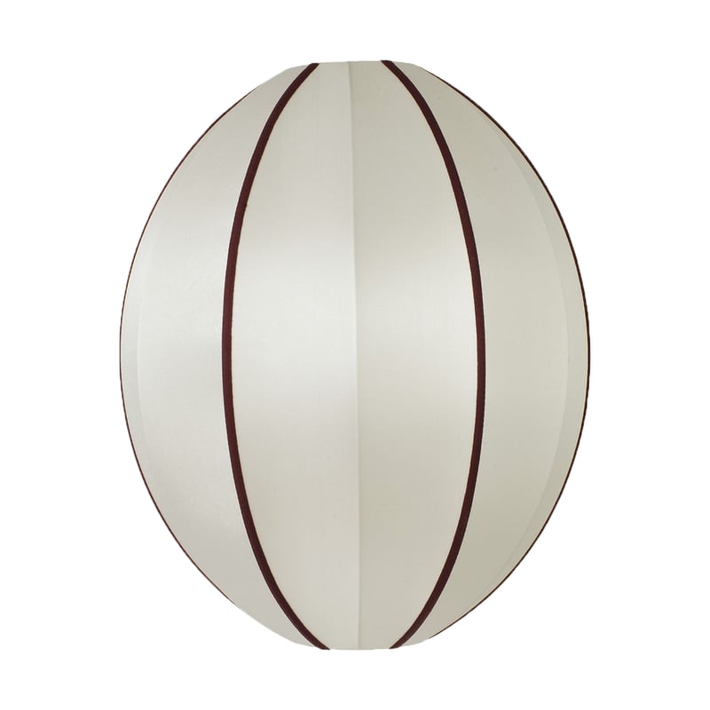 Oi Soi Oi Indochina Classic Oval L lamp shade Offwhite-bordeaux