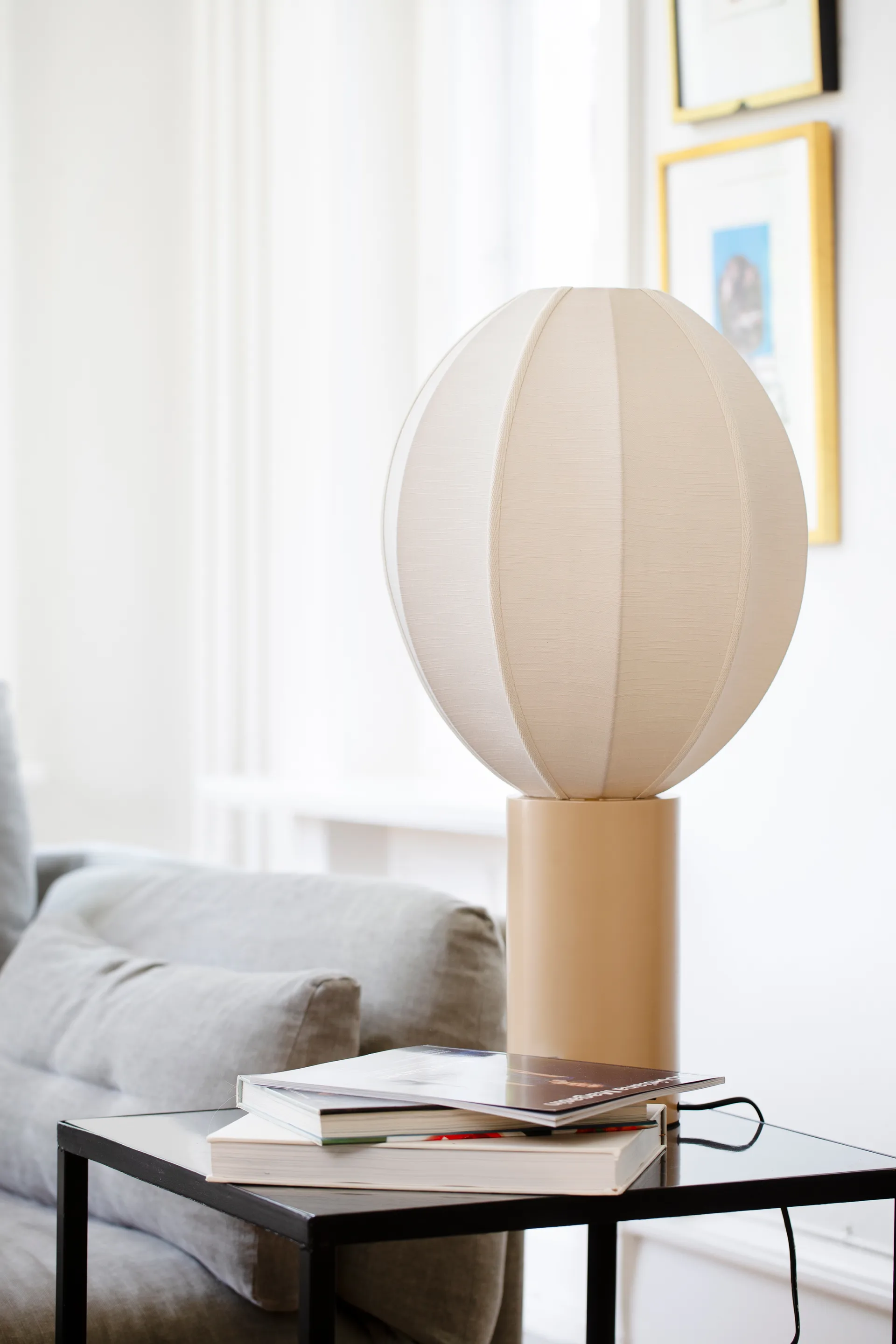 Indochina Classic Oval S lamp shade, Sand-sand Oi Soi Oi