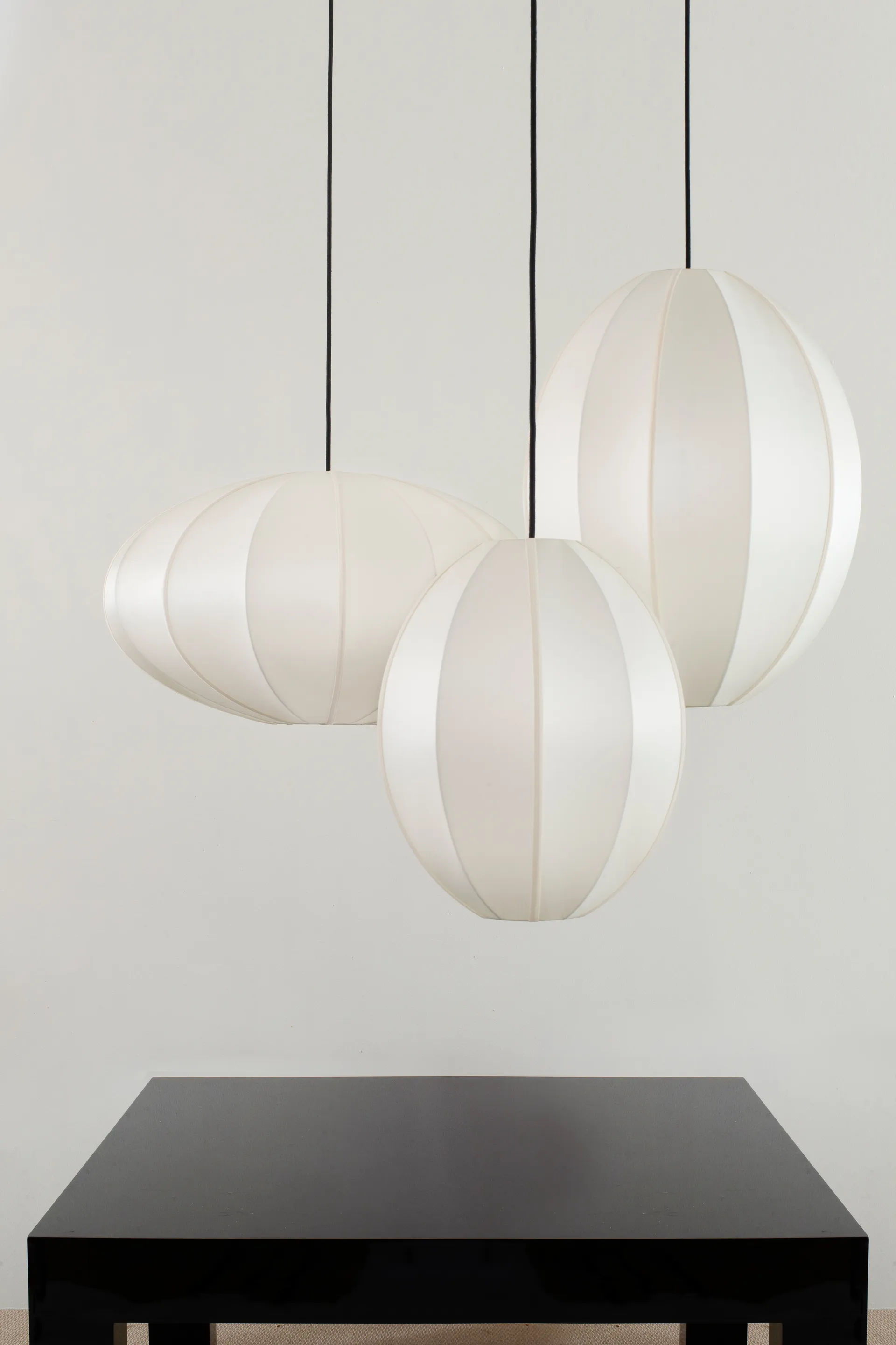 Indochina Classic Pumpkin lamp shade, Offwhite Oi Soi Oi