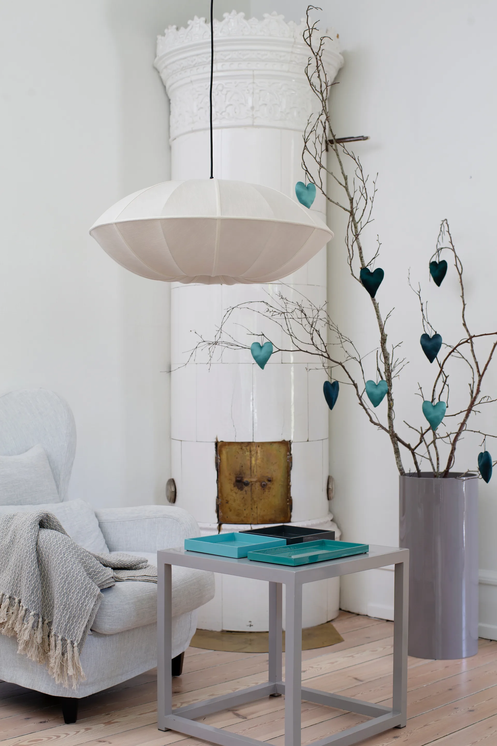 Indochina Classic UFO lamp shade, Sand-sand Oi Soi Oi