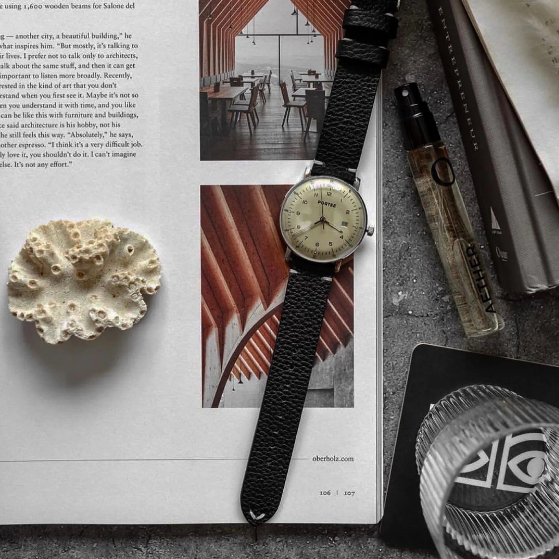 Ögon glass coasters 4-pack, Black Olle Eksell