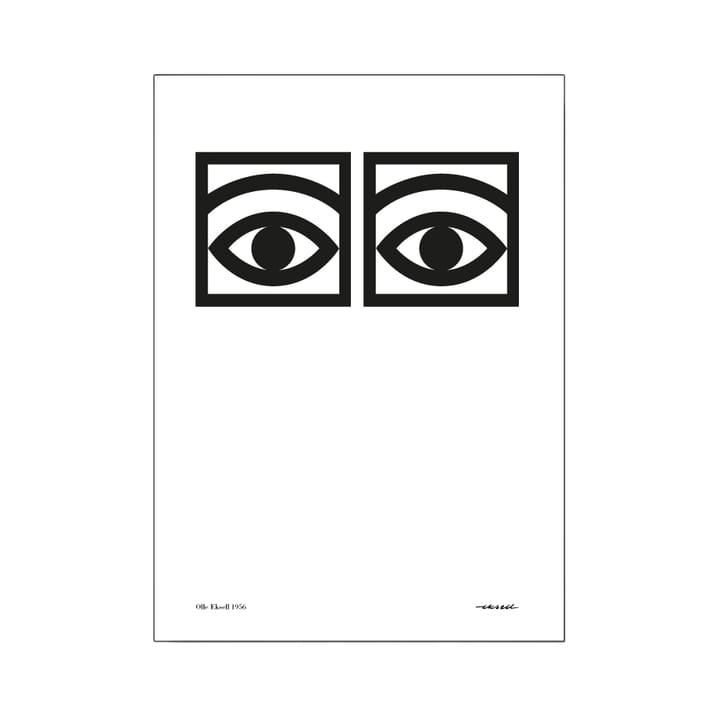 Ögon one-eye poster - 21x29.7 cm (A4) - Olle Eksell