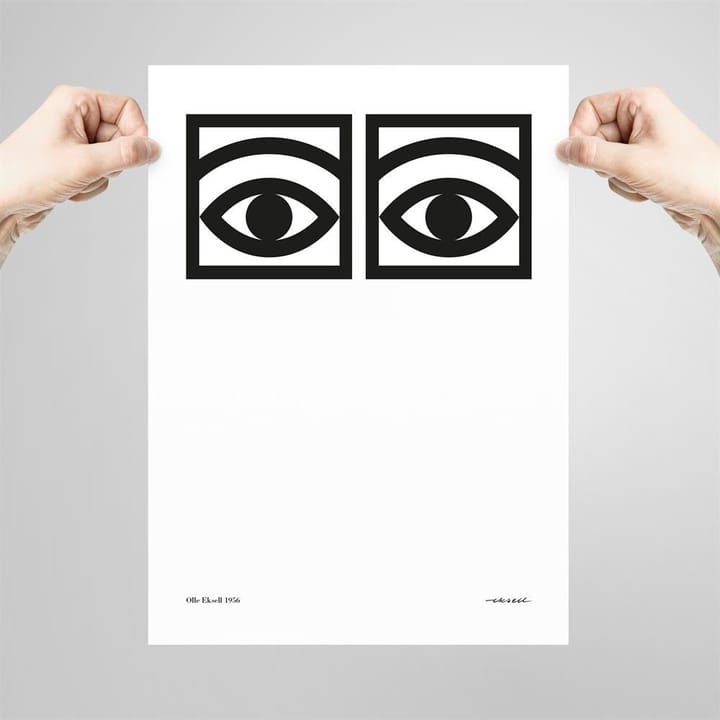 Ögon one-eye poster - 50x70 cm - Olle Eksell