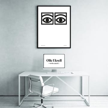 Ögon one-eye poster - 50x70 cm - Olle Eksell