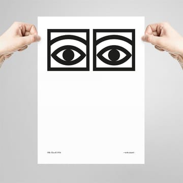 Ögon one-eye poster - 50x70 cm - Olle Eksell