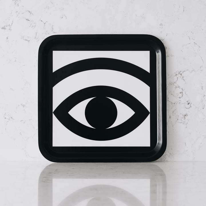 Ögon tray 32x32 cm, Black Olle Eksell