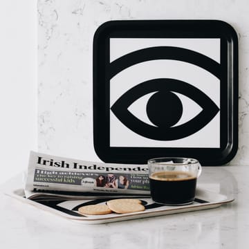 Ögon tray 32x32 cm - Black - Olle Eksell