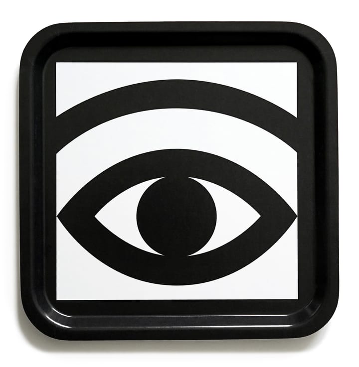 Ögon tray 32x32 cm, Black Olle Eksell