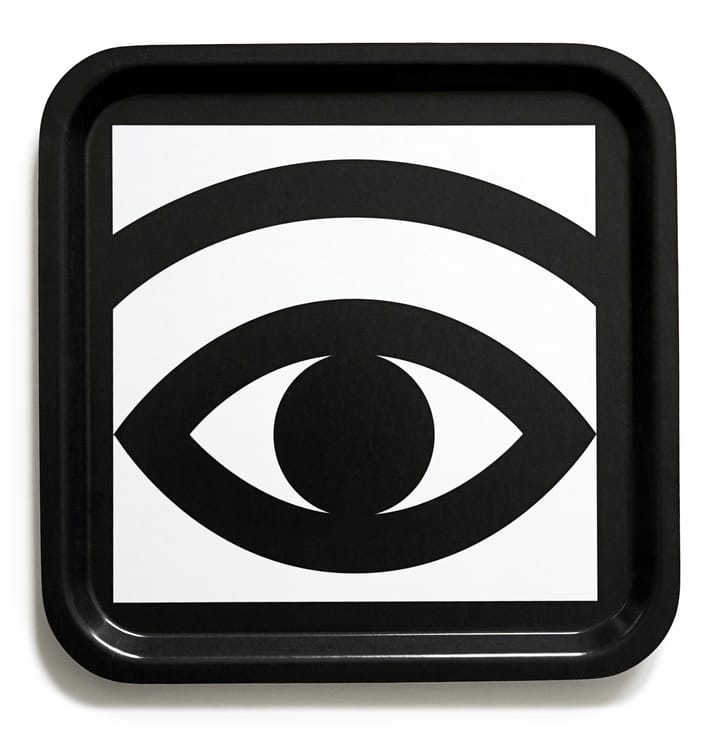 Ögon tray 32x32 cm - Black - Olle Eksell