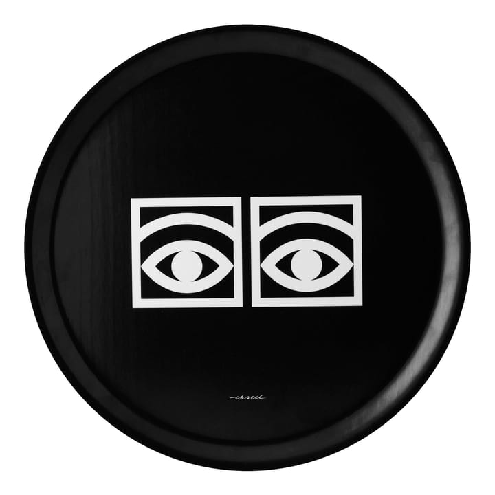 Ögon tray Ø38 cm - Black - Olle Eksell