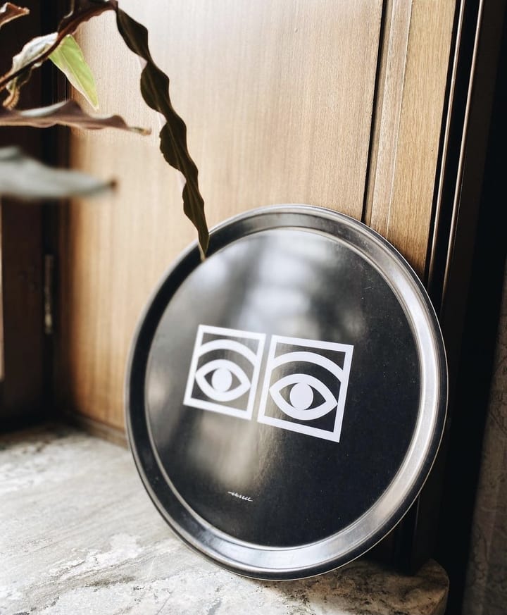 Ögon tray Ø38 cm, Black Olle Eksell