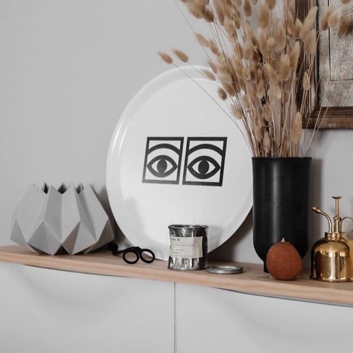 Ögon tray Ø38 cm - white - Olle Eksell