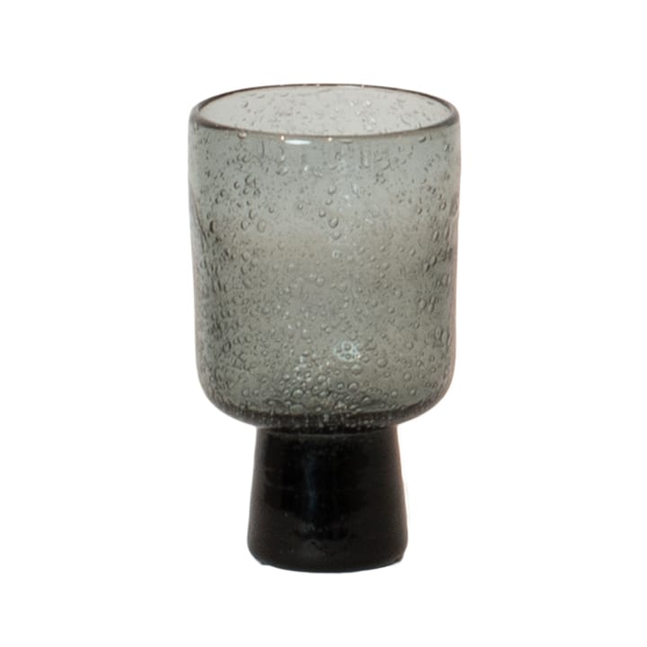 Bari glass on base - grey - Olsson & Jensen