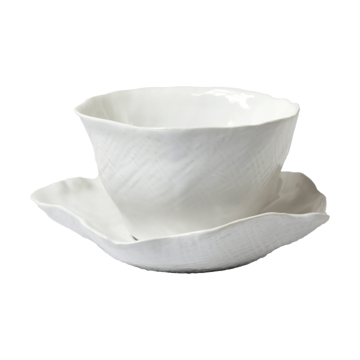 Clair cup with saucer - White - Olsson & Jensen