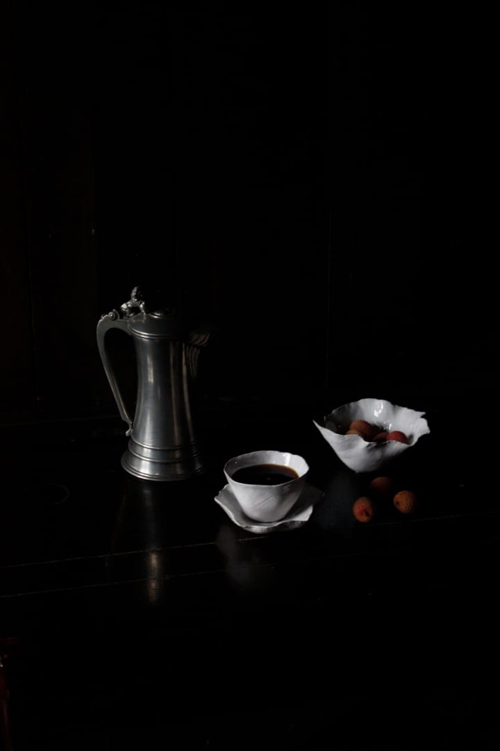 Clair cup with saucer, White Olsson & Jensen