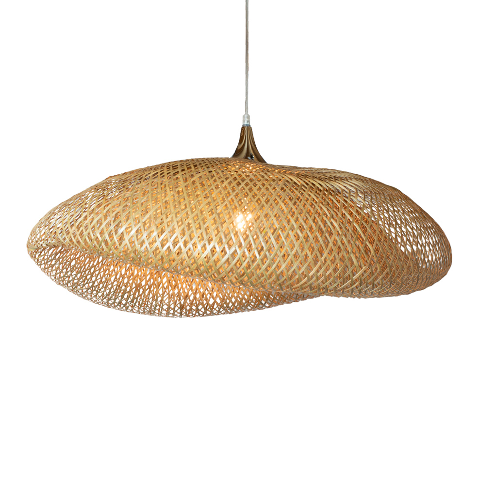 Bamboo square ceiling light deals