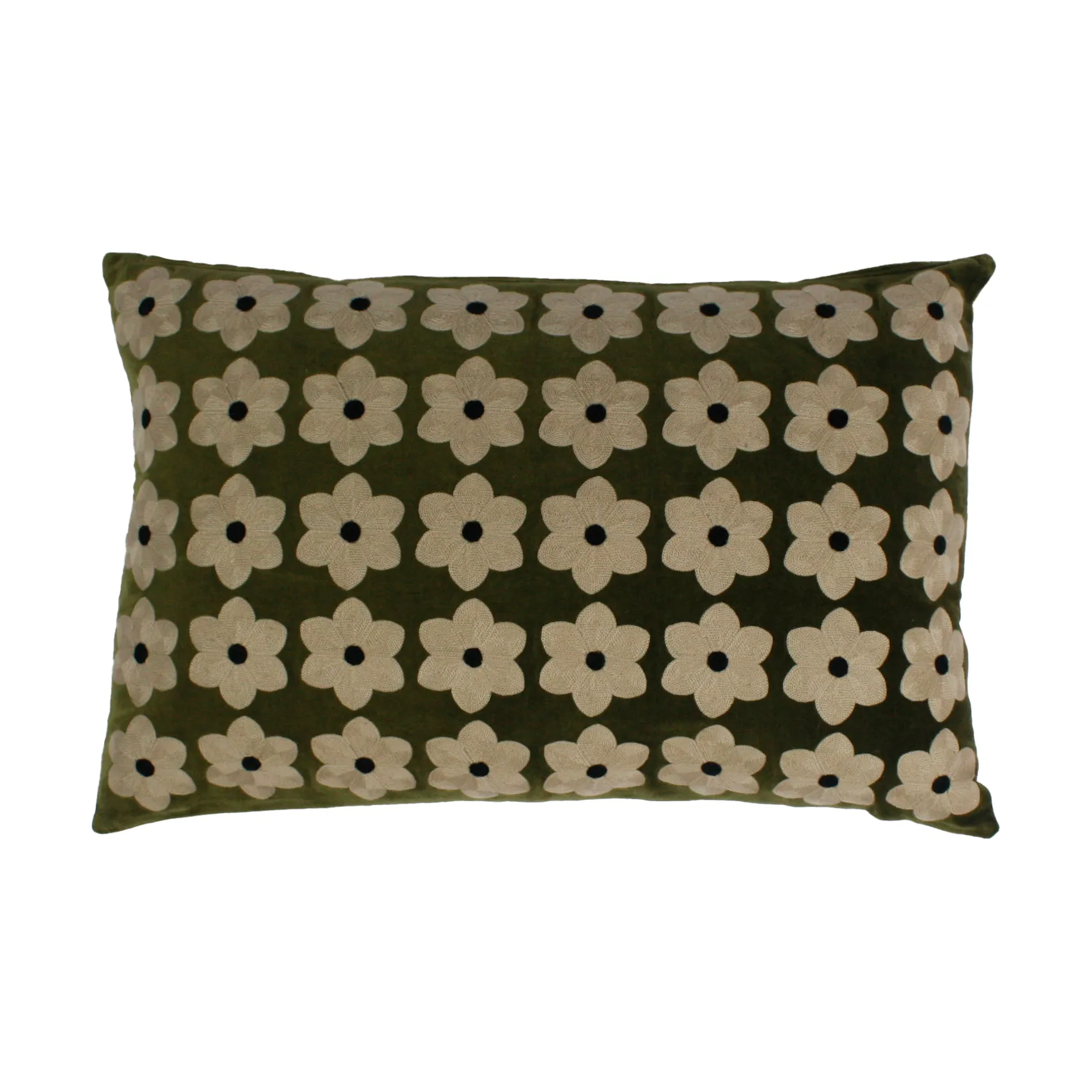 Daisy cushion cover 40x60 cm, Moss green Olsson & Jensen