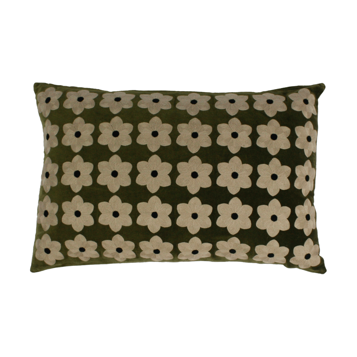Olsson & Jensen Daisy cushion cover 40x60 cm Moss green