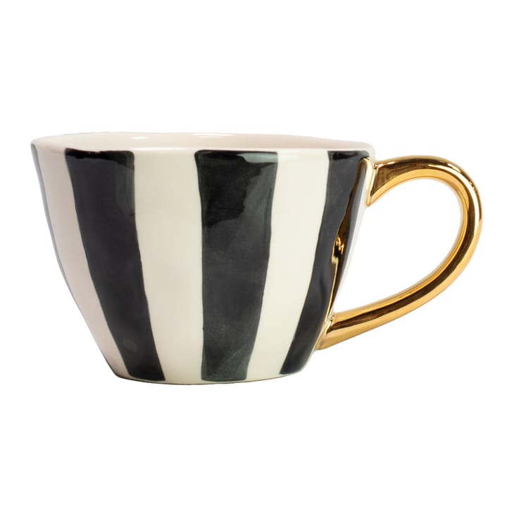 Doris cup - black and white-gold - Olsson & Jensen
