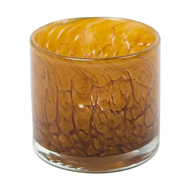 Olsson & Jensen Etna candle holder o8 cm Light brown