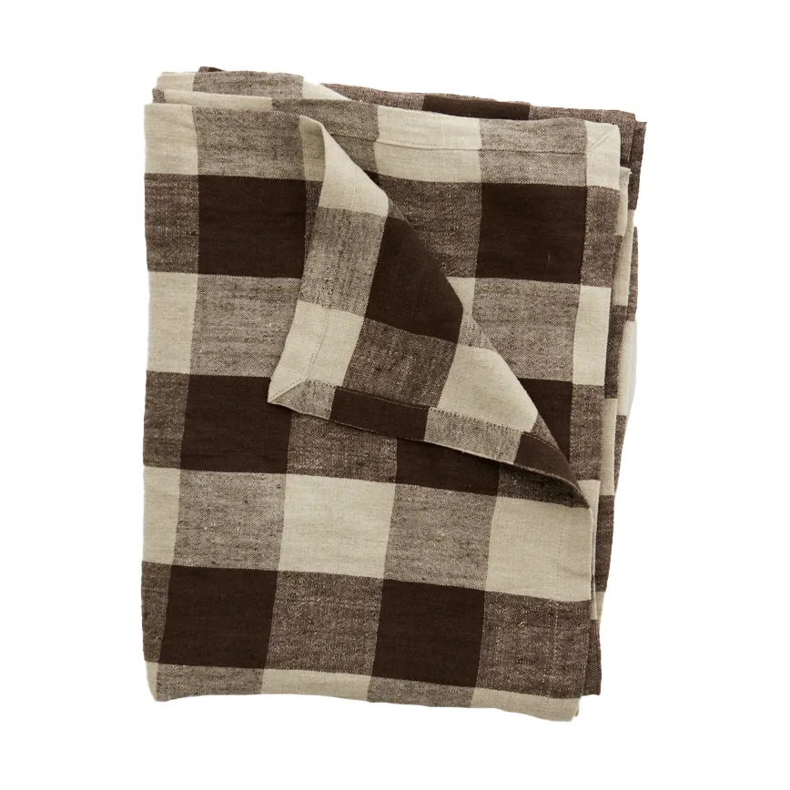 Olsson & Jensen Johanna linen tablecloth 150x300 cm Brown/natural