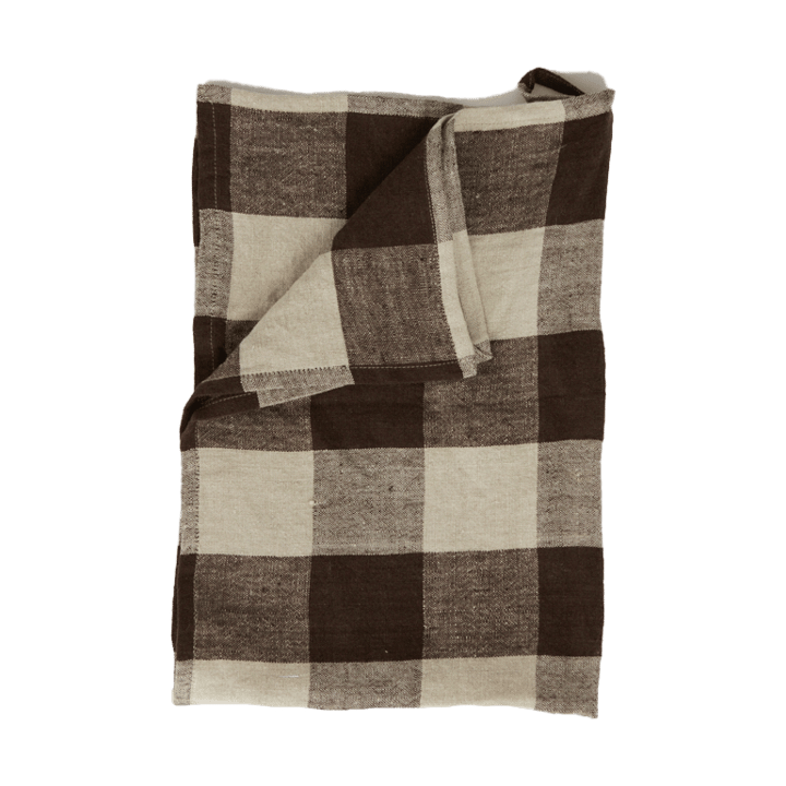Johanna tea towel linen 45x65 cm - Brown/Natural - Olsson & Jensen