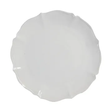 Judith large dinner plate Ø34 cm - White - Olsson & Jensen