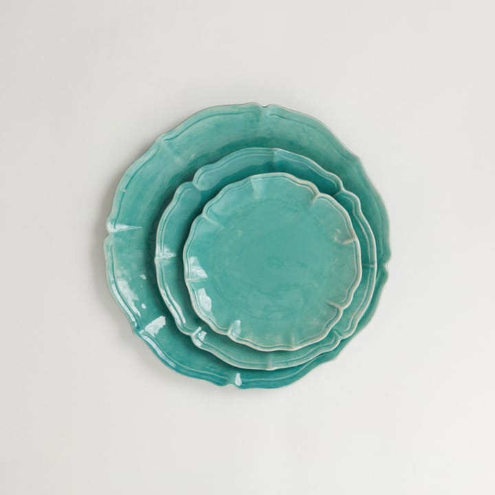 Judith soup- & pasta plate Ø18 cm - Turquoise - Olsson & Jensen