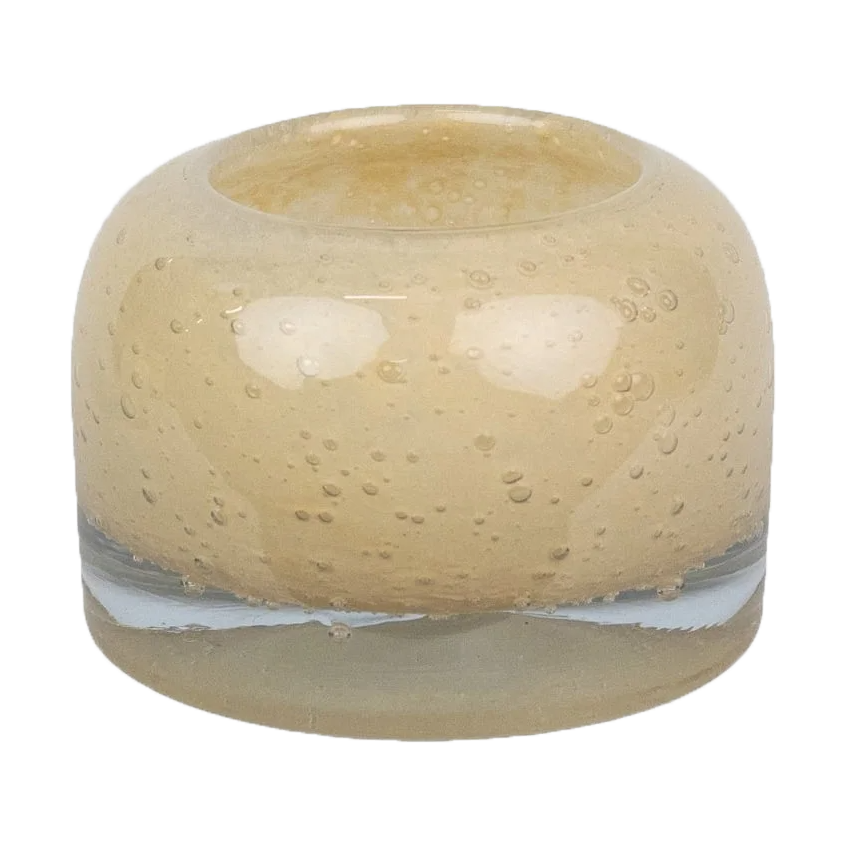 Olsson & Jensen Leah candle lantern o15 cm Wheat | Scandinavian Design | Tea light holders, lanterns & candle dishes | Yellow