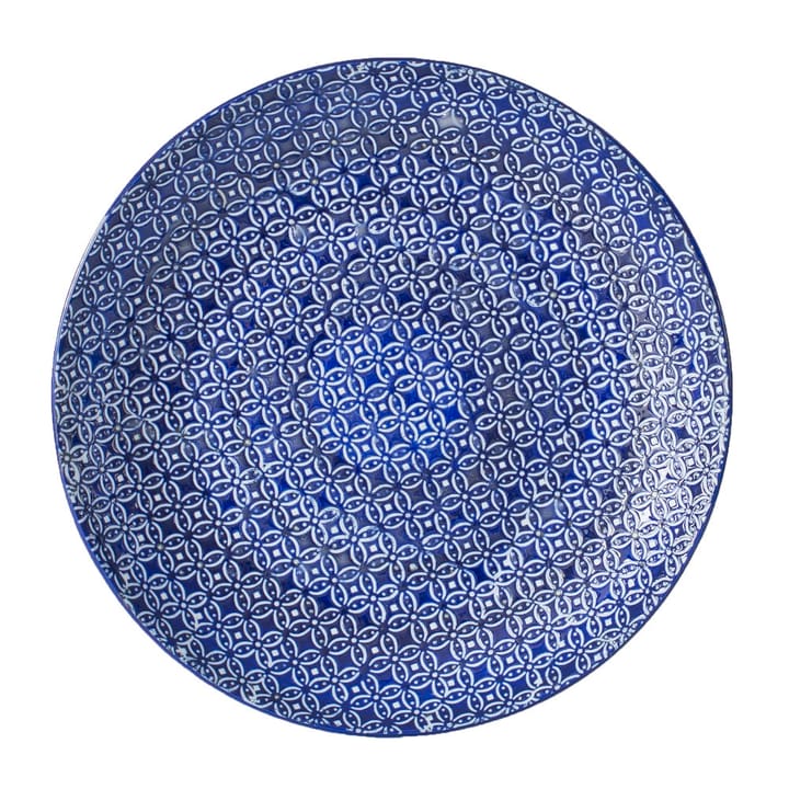 Lily plate 21 cm - blue - Olsson & Jensen