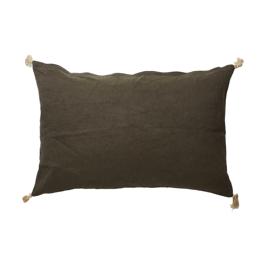Olsson & Jensen Livia cushion cover 40x60 cm Mole | Scandinavian Design | Cushion covers | Brown