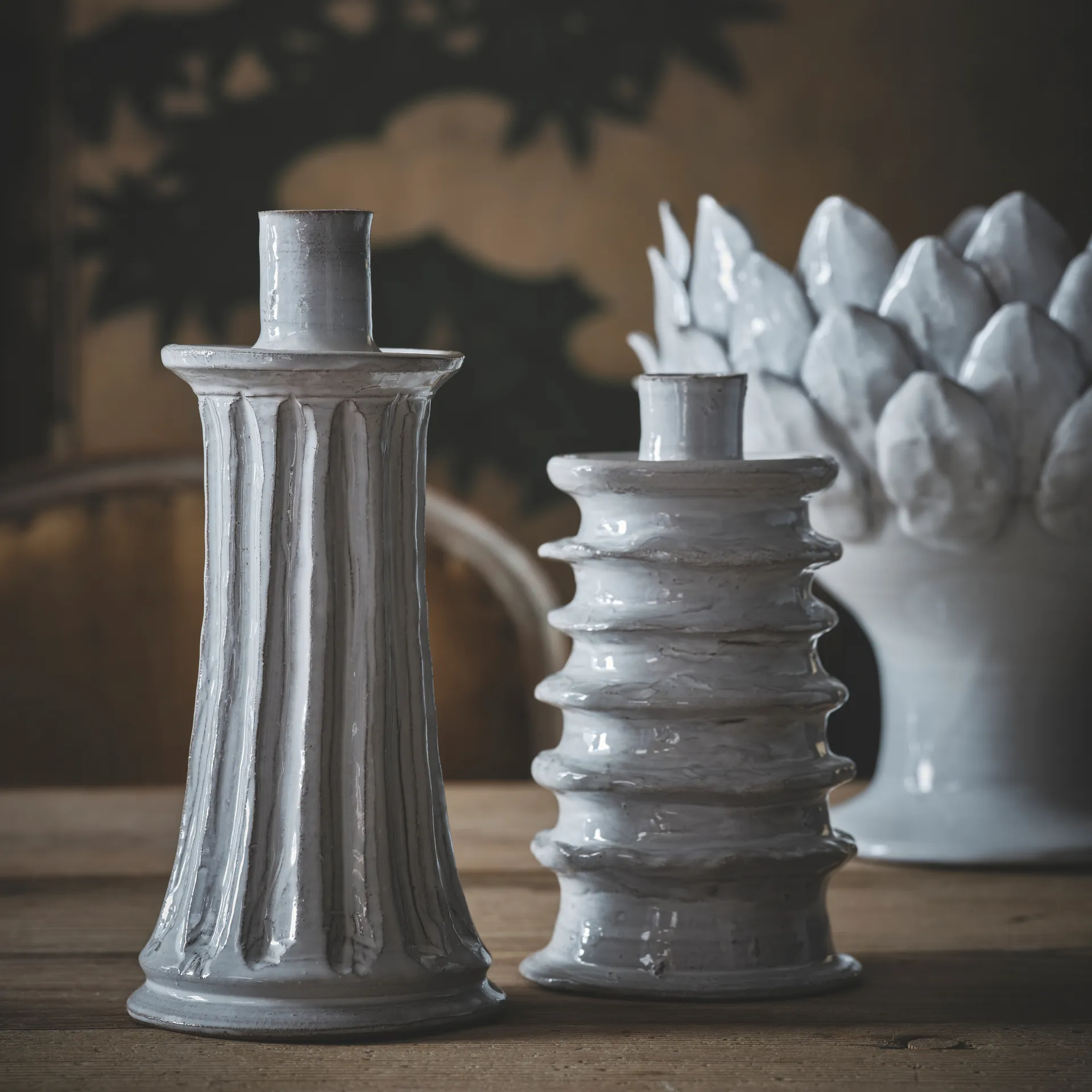 Marielle flower pot small Ø23.5 cm, white Olsson & Jensen