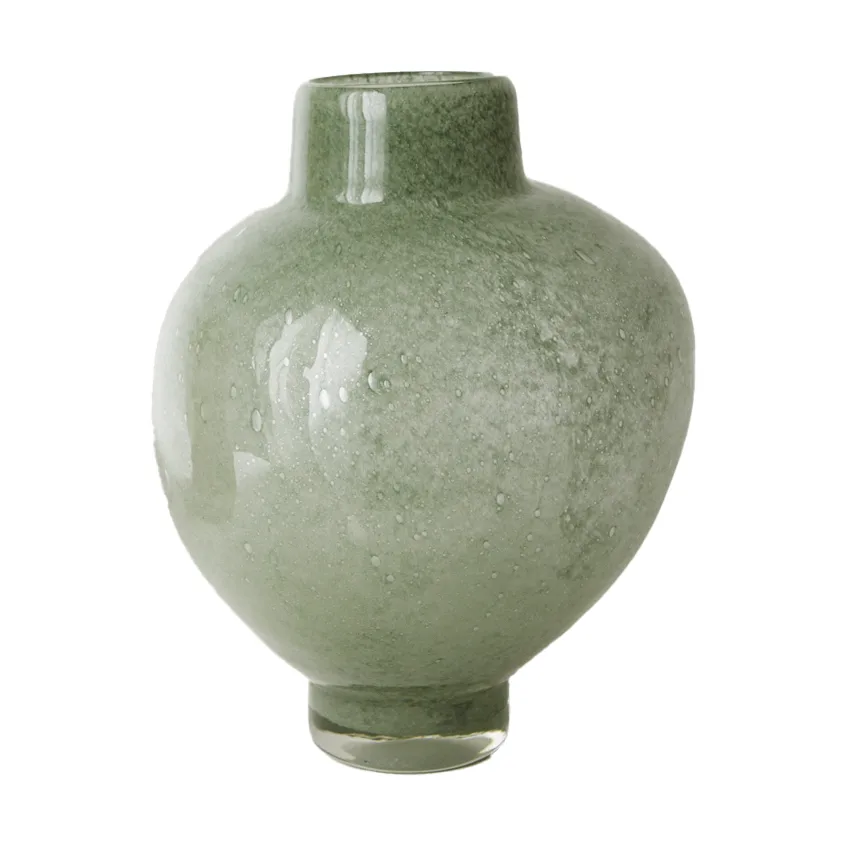 Olsson & Jensen Mila vase small 19.5 cm Green | Scandinavian Design | Vases | Green