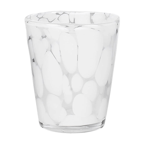 Milan glass Ø9x10 cm - White - Olsson & Jensen