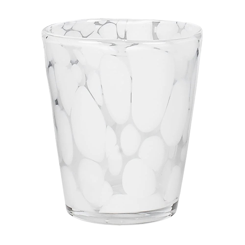 Olsson & Jensen Milan glass o9x10 cm White | Scandinavian Design | Drinking glasses & tumblers | White