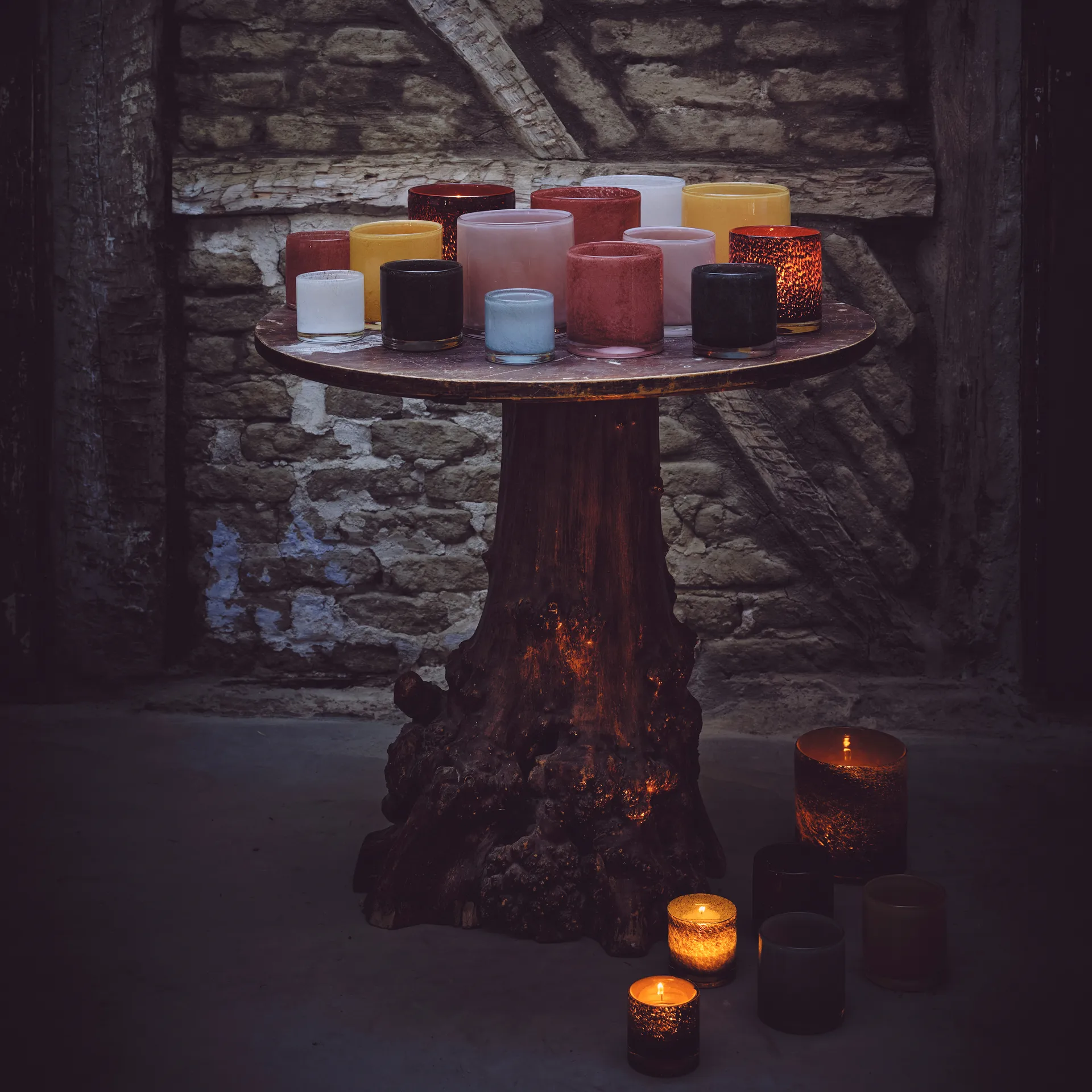 Nilla lantern 12 cm, coral Olsson & Jensen