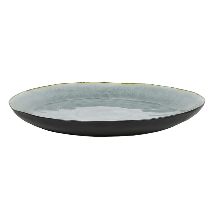 Olsson & Jensen dinner plate L crackled - grey - Olsson & Jensen