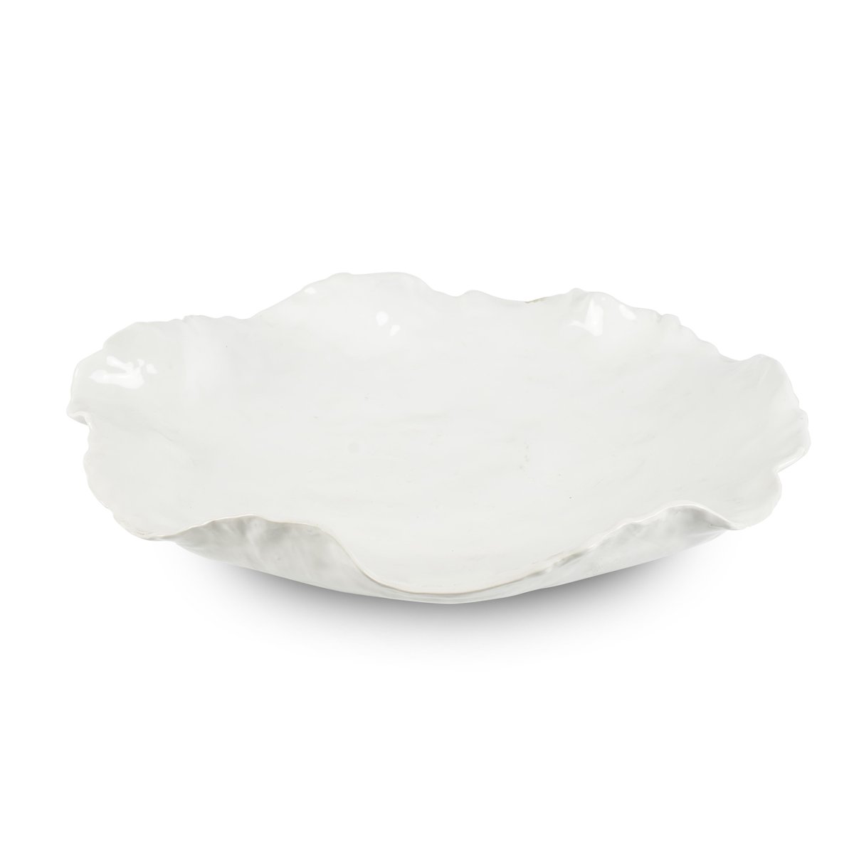 Olsson & Jensen porcelain saucer Black | Scandinavian Design | Serving platters & dishes | White