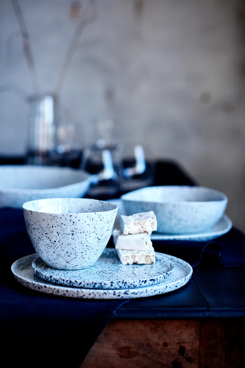 Poppi soup and pasta bowl, white-black Olsson & Jensen