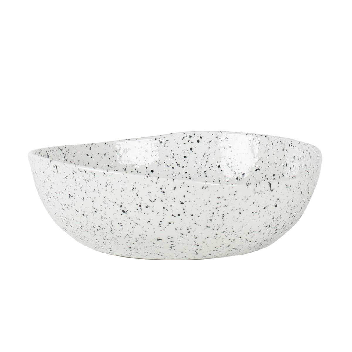 Olsson & Jensen Poppi soup and pasta bowl white-black