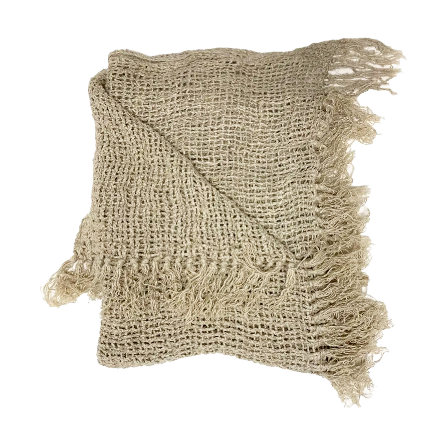 Olsson & Jensen Soho throw 130x170 cm Beige | Scandinavian Design | Wool blankets & throws | Beige