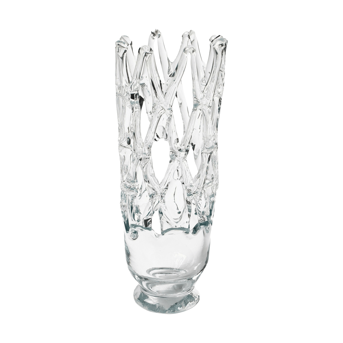 Olsson & Jensen Timantti vase large 41 cm Clear | Scandinavian Design | Vases | Transparent