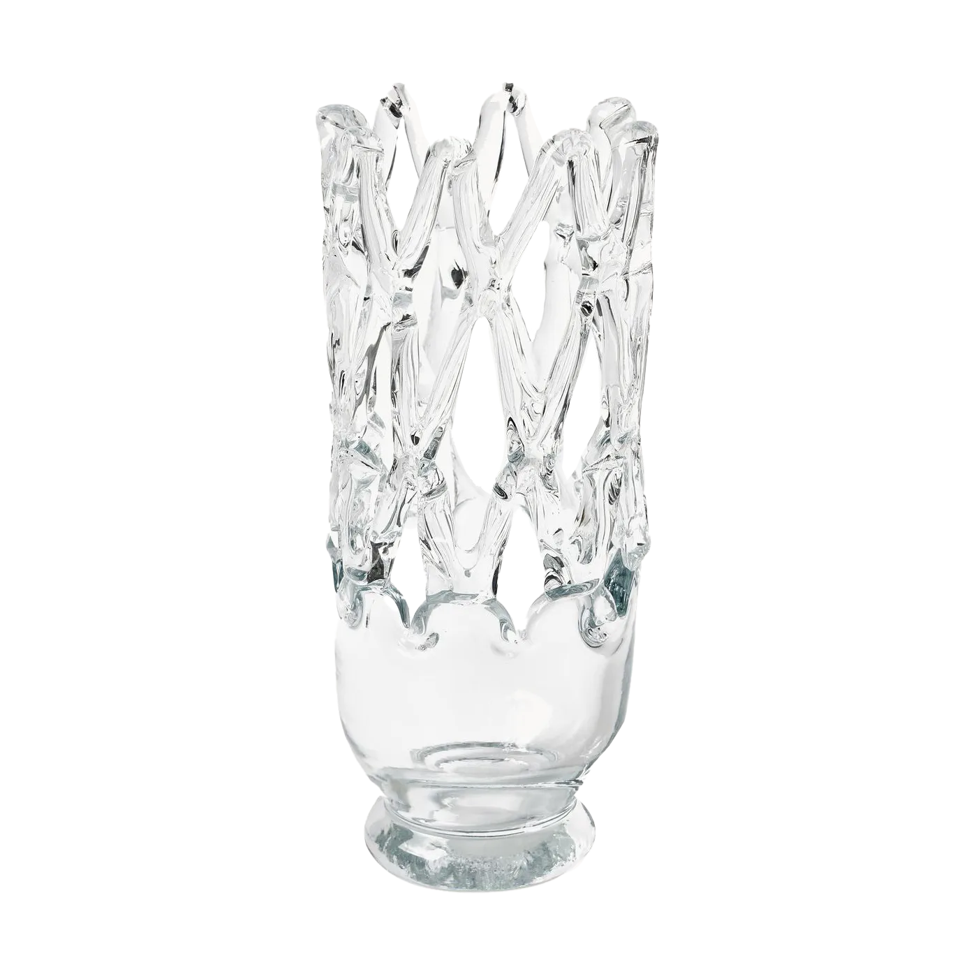 Timantti vase small 33 cm, Clear Olsson & Jensen