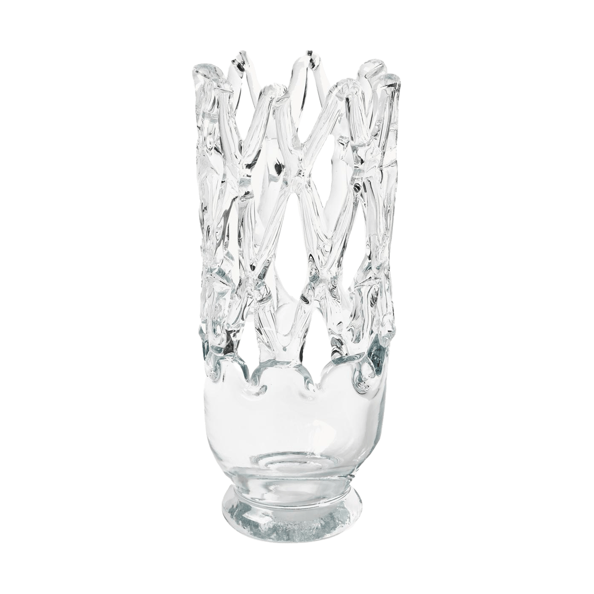 Olsson & Jensen Timantti vase small 33 cm Clear | Scandinavian Design | Vases | Transparent