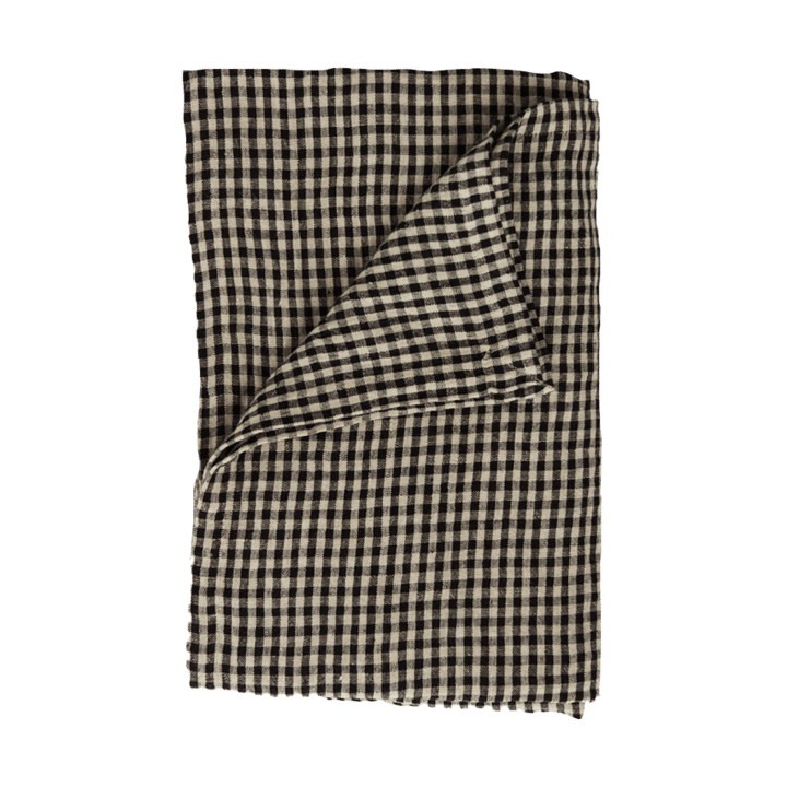 Whip linen tablecloth 150x300 cm - Black sand - Olsson & Jensen