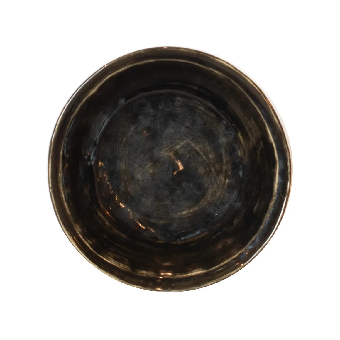 Yuki soup-/pasta-plate, brown-black Olsson & Jensen