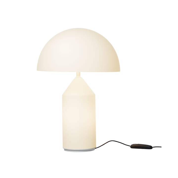 Atollo medium 235 table lamp glass - Opal - Oluce