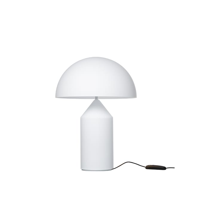 Atollo medium 237 table lamp glass - Opal, medium - Oluce