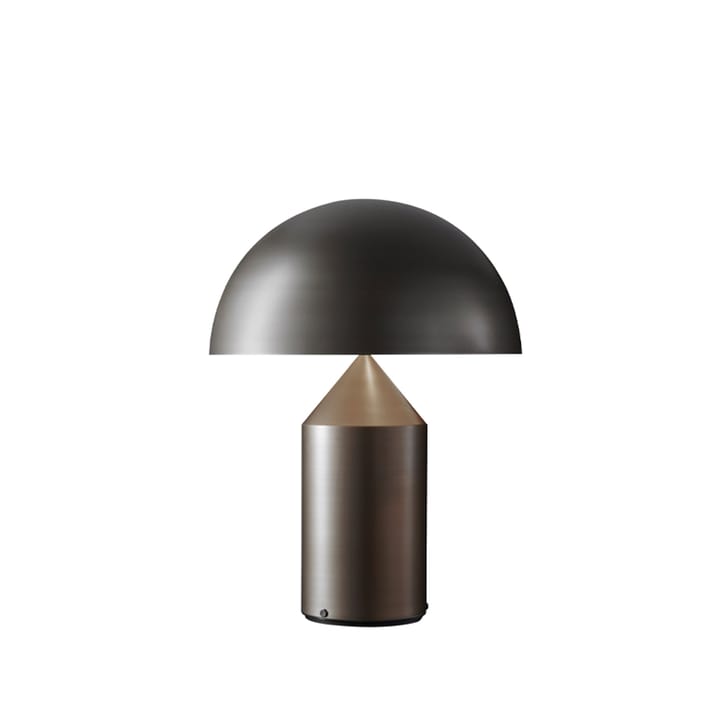 Atollo medium 239 table lamp metal - Satin bronze - Oluce