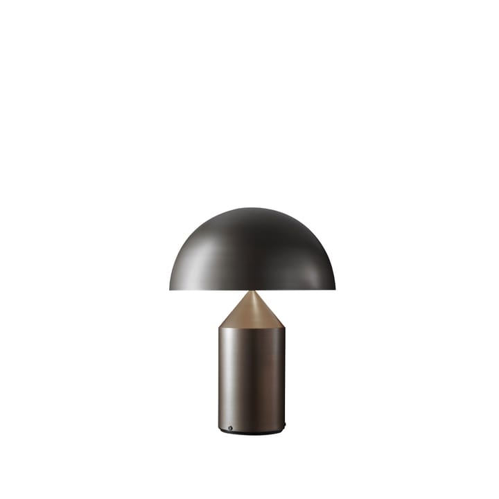 Atollo small 238 table lamp metal, Satin bronze Oluce